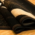 thumbnail image 3 of Allstar Black Abstract Modern Area Carpet Rug (5' 2" x 7' 2"), 3 of 5