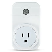 WiFi Smart Socket, APP Remotely Control Timer Switch For Household Appliances Through IOS / Android White