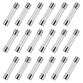 5 Pack 70 AMP AGU Fuses - Nickel Plated Round Glass Fuses