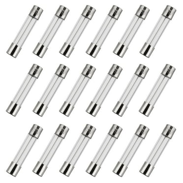 6x30mm 15 A 15 amp 250 V 0.24x1.18 Inch Volt F15AL250V Fast-Blow Glass Fuses(Pack of 18 Pcs)