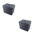 thumbnail image 2 of tamizeot Inflatable Foot Rest 3 Layers Foot Stool Foot Rest Pillow for Travelling Deep Gray 40 x 30 x 43cm 2Set, 2 of 6