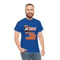 thumbnail image 4 of DJH Apparel | Jesus Nacho Ordinary Savior Christian Unisex T-shirt, 4 of 5