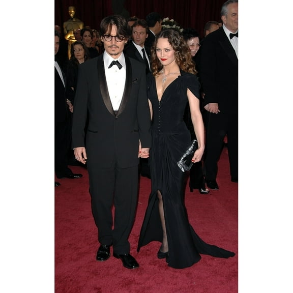 Johnny Depp Vanessa Paradis At Arrivals For Part 2 - Red Carpet - 80Th Annual Academy Awards Oscars Ceremony The Kodak