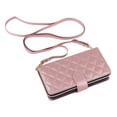 thumbnail image 6 of for iPhone 11 Wallet Case, Multi-Functional Zipper Purse Case, with Flip Stand Card Holder PU Leather Phone Cover with Lanyard & Wrist Strap for iPhone 11, Rosegold, 6 of 10