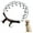 L(Neck 16-20''-- Weight: around 70 lbs), variant on Dog Prong Collar, Dog Choke Pinch Training Collar, Adjustable Stainless Steel Links with Comfort Rubber Tips, Quick Release Snap Buckle for Medium Large Dogs