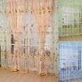 thumbnail image 3 of CUTELOVE Fashion Window Door Scarf Drapes Tulip Sheer Curtain Beads Tassel Valances, 3 of 5