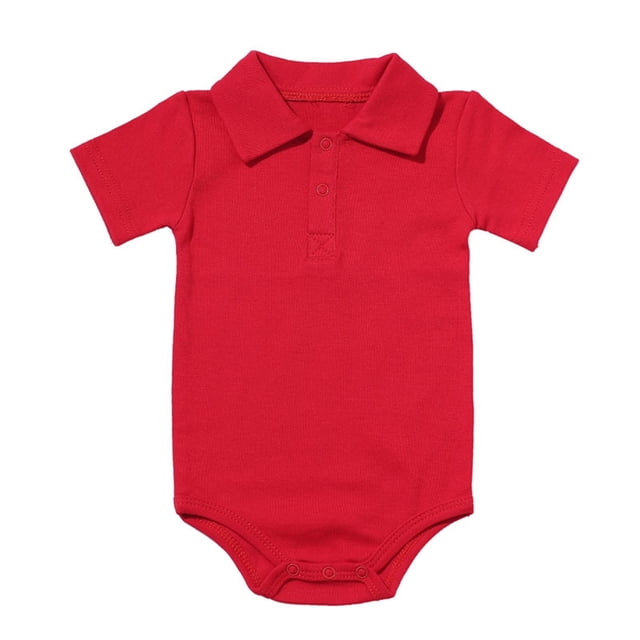 Odeerbi Chaquetas de Golf de Manga Corta Con Cuello de Algodón Para Niños y Niñas