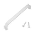 thumbnail image 2 of Cabinet Door Handles, Aluminium Alloy Silver Kitchen Cabinet Handles Closet Door Handles Silver Solid Cabinet Handle Simple Style Furniture Door Accessory, 2 of 7