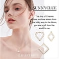 thumbnail image 2 of 1Box DIY 4Pairs Pearl Hoop Dangle Earring Making Kit 18k Gold Plated Imitation Pearl Heart Earring Beaded Loop Drop Earrings, 2 of 7
