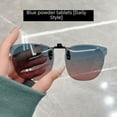thumbnail image 2 of Clip on Sunglasses Over Prescription Glasses Polarized Anti Glare Flip Up UV Protection Glasses For Men Women-Gray lenses-routine, 2 of 6