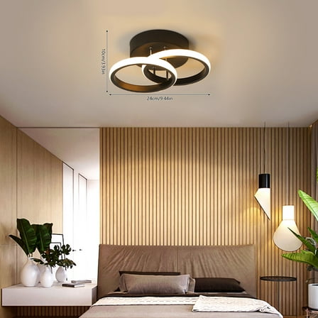 Miumaeov Modern LED Chandelier Ceiling Light Flush Mount Pendant Lamp Fixture For Kitchen Bedroom Living Room