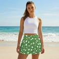 thumbnail image 5 of Xoenoiee Green Golf Polka Dot Print Pleated Tennis Skirts for Women High Waisted Athletic Golf Skorts with Pockets Shorts Quick Dry Pickleball Skirt, Size XL, 5 of 7