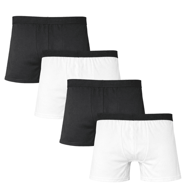 Belime Pack de 4 Bóxers Calzoncillo Corte Largo para Hombre Súper Cómodos, Suaves y Resistentes | Ideales para Ejercicio, Entrenamiento o Uso Diario, Varios Colores