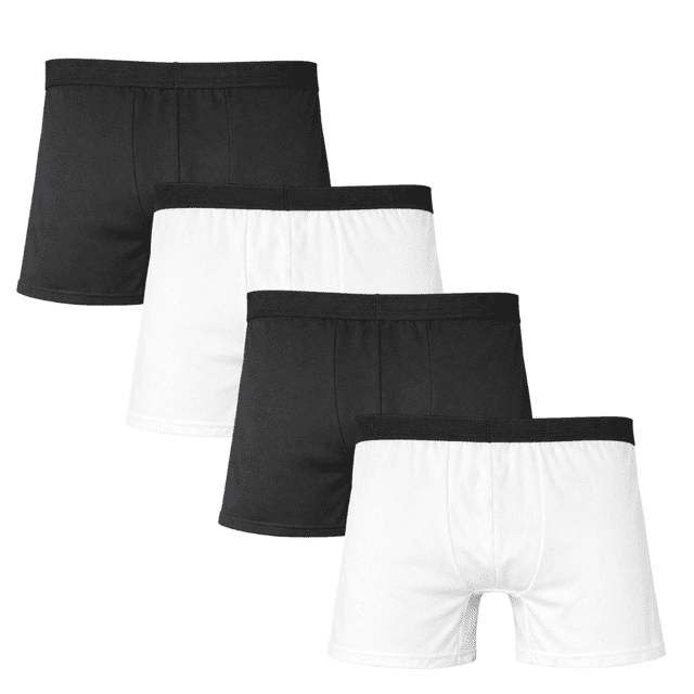 Belime Pack de 4 Bóxers Calzoncillo Corte Largo para Hombre Súper Cómodos, Suaves y Resistentes | Ideales para Ejercicio, Entrenamiento o Uso Diario, Varios Colores