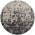 thumbnail image 4 of SAFAVIEH Restoration Vintage Dalton Floral Wool Area Rug, Silver/Grey, 6' x 6' Square, 4 of 10