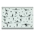 thumbnail image 1 of Ballet Cutting Board, Classic Dancers in Baroque Medieval Ballerina Dress with Stars and Scrolls, Decorative Tempered Glass Cutting and Serving Board, in 3 Sizes, by Ambesonne, 1 of 2