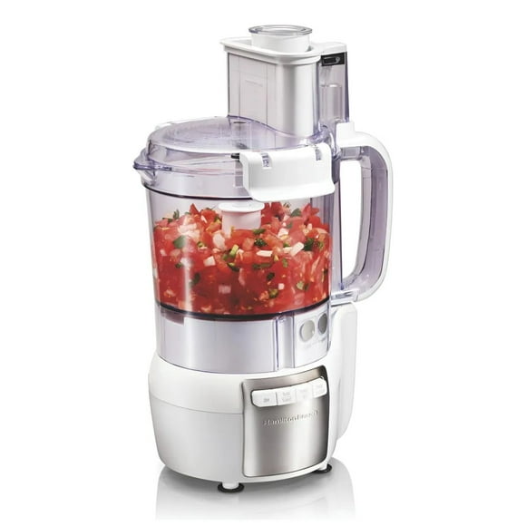 Procesador de Alimentos Hamilton Beach Stack & Snap™ 12 Tazas, Big Mouth®, Motor 450W, Rebanar, Triturar, Mezclar y Hacer Puré