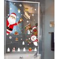 thumbnail image 5 of Yuson Girl Etiqueta de la ventana de Navidad Santa Moose Muñeco de nieve Decoración navideña extraíble Etiqueta de la pared Adhesivo estático Etiqueta de cloruro de polivinilo (PVC), 5 of 5