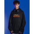 thumbnail image 2 of Happy Halloween! Candycorn Text Hoodie Juniors -Image by Shutterstock,  x-Large, 2 of 4