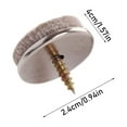 thumbnail image 3 of Ngheia Dining Table Chair Foot Pad Wool Foot Nail Ca, Pads Package 8 Furniture Pads Pads Diameter Screw. Chair Pads with Thick Are Ideal Chair Leg Protectors Easy to Assemble with Screws 8Pcs, 3 of 6