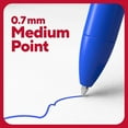 thumbnail image 2 of TRU RED Retractable Quick Dry Gel Pens Med Point 0.7mm Blue 5/Pk TR54495, 2 of 2