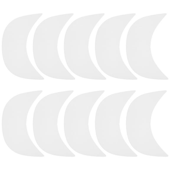 Beaupretty 10pcs Cap Inserts Plastic White Hat Brim Replacement for Outdoor Activities