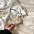 thumbnail image 4 of Bolsa bandolera de hombro con perlas Mini mano rebordear Regalos de embrague de boda (Estilo B) Hugtrwg  Para Estrenar, 4 of 9