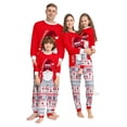 thumbnail image 1 of Pijamas de Año Nuevo 2024 Conjuntos familiares a juego con estampado de cuadros rojos Pijamas de 2 piezas Pantalones Estampados Ropa navideña para adultos y niños, 1 of 5
