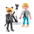 thumbnail image 3 of Set de Juego Playmobil Miraculous Adrien y Cat Noir 11 Piezas, 3 of 4