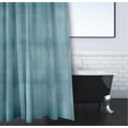 thumbnail image 3 of Simply Daisy 70" W x 73" H Pool Stripe Print Polyester Shower Curtain, Teal, 3 of 3