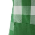 thumbnail image 3 of Shamrock Green Buffalo Check Chef Apron, 3 of 3