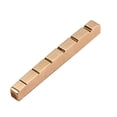 thumbnail image 1 of Slotted Guitar Brass Nut 6 String 43mm Nut Guitar Parts Instrument Accessory (Golden), 1 of 8
