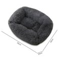 thumbnail image 1 of Cama rectangular con cojín para gatos, antideslizante, para acurrucarse en la cama para gatos, cama para gatos, 1 of 2
