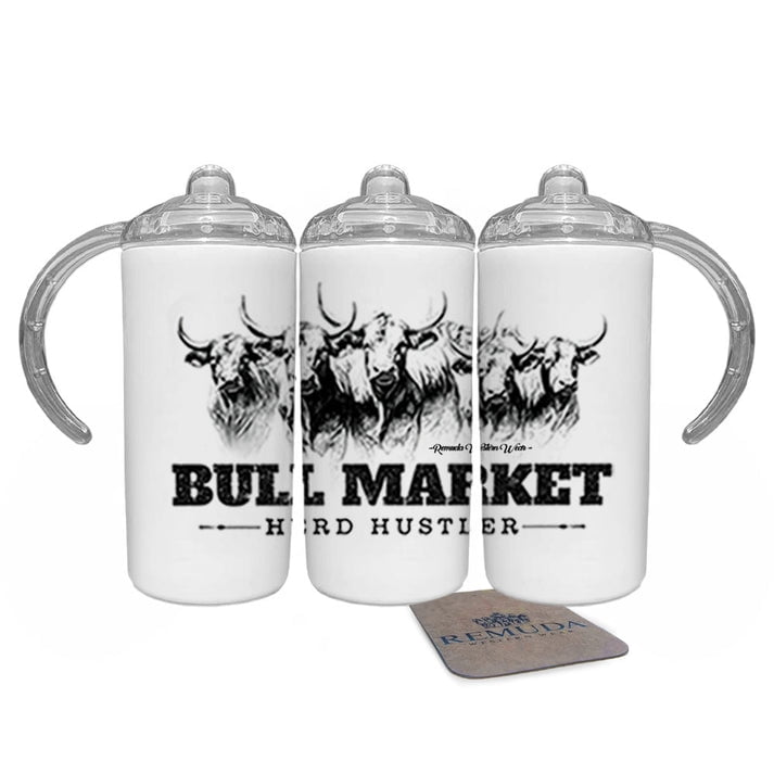 Bull Market Herd Hustler - Infant & Toddler Western Sippy Cup w/ Transition Lid