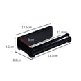 thumbnail image 3 of Mosiee Black Aluminum Wall-Mounted Kitchen Storage Rack Paper Roll Holder, 3 of 9