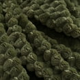 thumbnail image 6 of Better Homes & Gardens Textured Velvet Plush Oversized Throw Blanket, Dark Cilantro, 6 of 9
