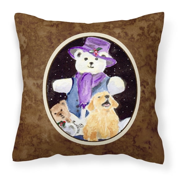 Golden Retriever Fabric Decorative Pillow