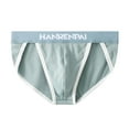 thumbnail image 4 of Bixock Underwear for Men,,Big and Tall Men's Underwear Cotton Mid Waist Plus Size Briefs Solid Color Breathable Soft Stretch Briefs, 4 of 5