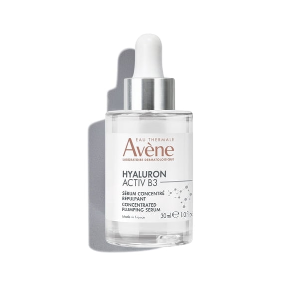 Avene Hyaluron Activ B3 Concentrated Plumping Serum - Hydrating Serum for Face with Niacinamide & Pure Hyaluronic Acid, 1 fl oz