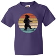 thumbnail image 3 of Inktastic Skateboard Bear Retro Sunset Youth T-Shirt, 3 of 5