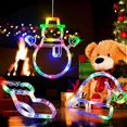 thumbnail image 3 of LOLStar Christmas Window Lights, 3 Pack Multicoloured Stocking, Snowman, Santa Hat with Suction Cup, Timer Function and Slow Fade Mode Battery Operate, 3 of 5