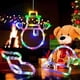 thumbnail image 3 of LOLStar Christmas Window Lights, 3 Pack Multicoloured Stocking, Snowman, Santa Hat with Suction Cup, Timer Function and Slow Fade Mode Battery Operate, 3 of 5