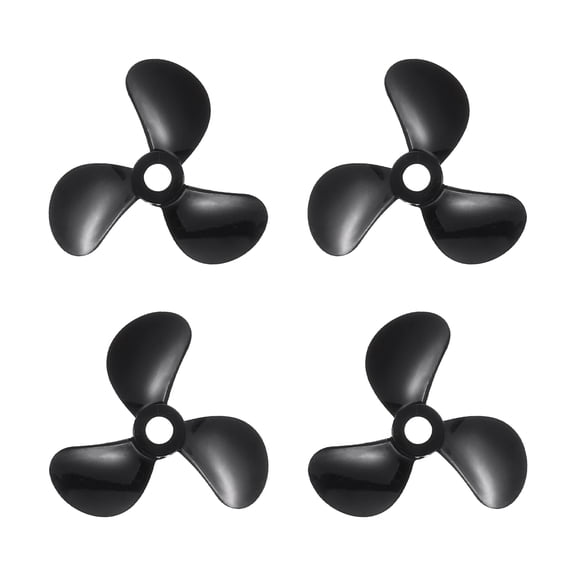 2Set RC Boat Propeller, 3 Blades CW 4mm Hole Dia 33mm OD