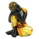 thumbnail image 1 of Estatua de Buda indio sentado durmiendo meditando, figura decorativa para el hogar y la oficina. Cara a la derecha, 1 of 9