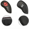 thumbnail image 3 of Juego de 11 fundas para palos de golf con diseño de lichi, resistentes al agua, con rejilla de diamante, protección para la cabeza y contra explosiones, 3 of 3