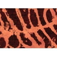 thumbnail image 1 of Ahgly Company Indoor Rectangle Abstract Orange Modern Area Rugs, 7' x 10', 1 of 4
