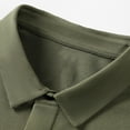 thumbnail image 4 of Fnnxeal Polo Shirts for Men, Short Sleeves Collared Big and Tall Shirt Casual Summer Mens Army Green Polo Shirts Size XL, 4 of 8