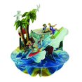 thumbnail image 2 of Santoro Pirouettes 3D Pop Up Card, Beach and Surfing, 2 of 3
