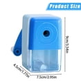 thumbnail image 3 of School Supplies Office Desk Accessories Office Supplieshandheld Pencil Sharpener for Automatic Feed Manual Pencil Sharpener with Large Shavings Container & Easy to Use for School & Home, 3 of 5