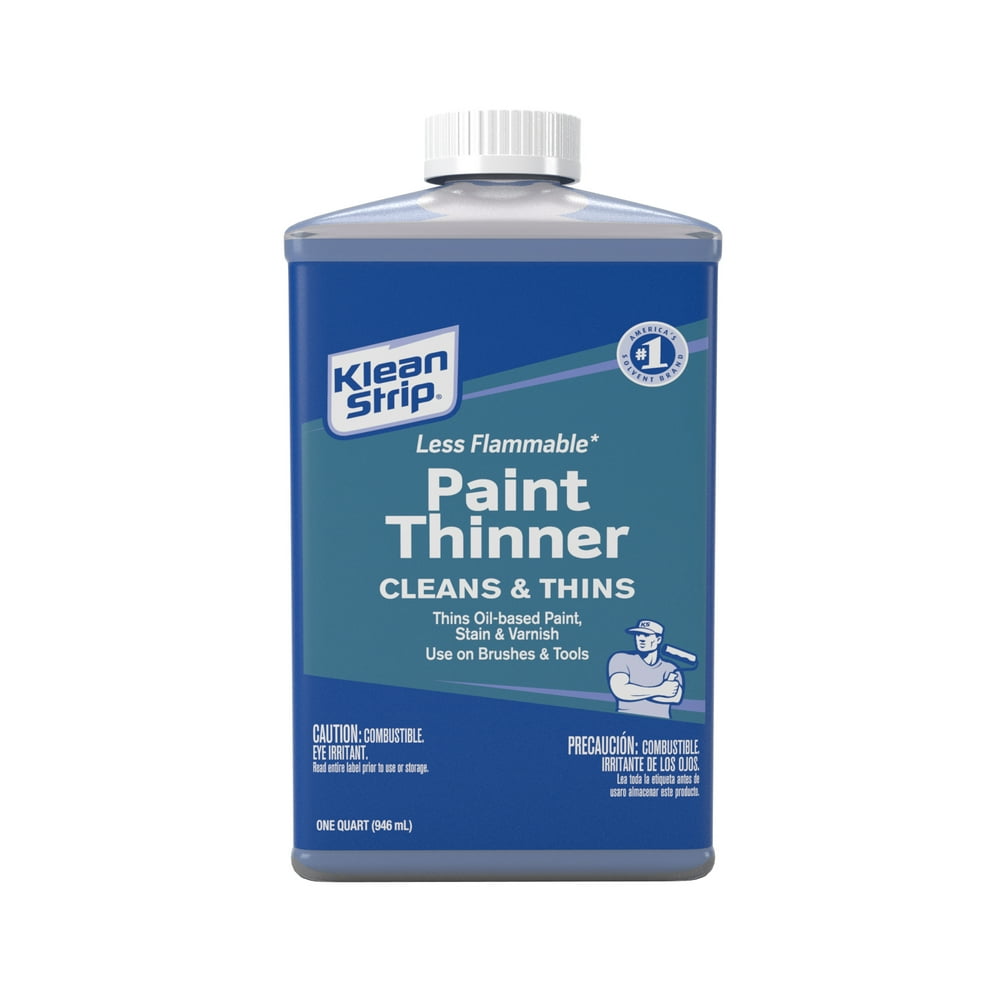 KleanStrip® Less Flammable Paint Thinner, 1 Quart